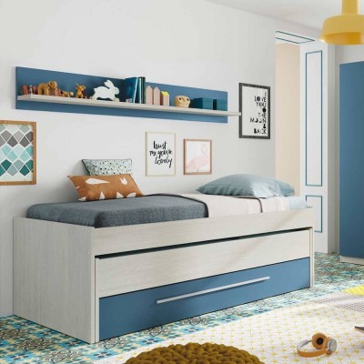 Estrutura Cama Juvenil Wic + Prateleira (190x90cm)