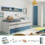 Pack Dormitorio Completo Wic c/ Armario + Somier + 2 Colchónes Eko Roller (190x90cm)
