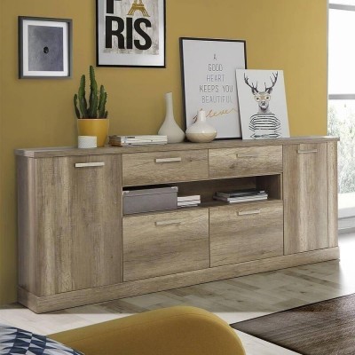 Aparador 4 Puertas + 2 Cajones Rossriver