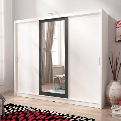 Roupeiro 3 Portas de Correr c/ Espelho Wiki 2 250