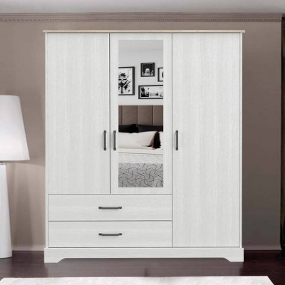 Roupeiro 3 Portas de Bater + 2 Gavetas Cottage