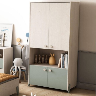 Roupeiro Juvenil 4 Portas de Bater Ilian