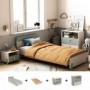 Pack Dormitorio Completo Ilian c/ Cómoda + Somier (200x90cm)
