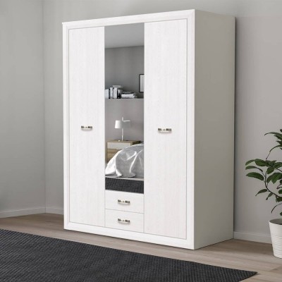 Armario 3 Puertas Batientes + 2 Cajones Marcus