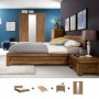 Pack Dormitorio Completo German c/ Armario + Somier (200x160cm)