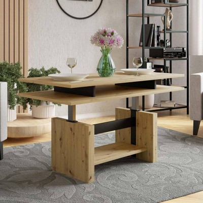 Mesa de Centro Convertible en Mesa de Comedor L3