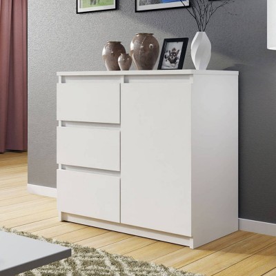 Aparador 1 Puerta + 3 Cajones Pateni 1D3S