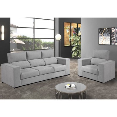 Pack Sofá 3 Plazas Leeds + Sillón Leeds