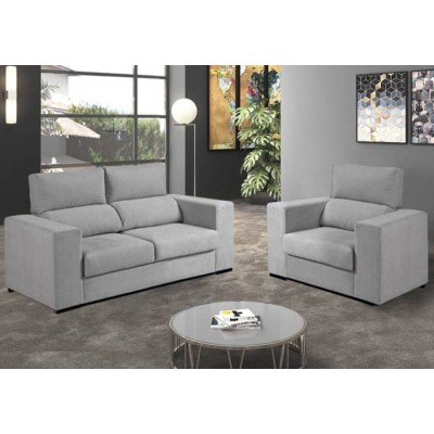 Pack Sofá 2 Plazas Leeds + Sillón Leeds