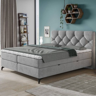 Cama Infinity + Colchón c/ Topper Visco Infinity