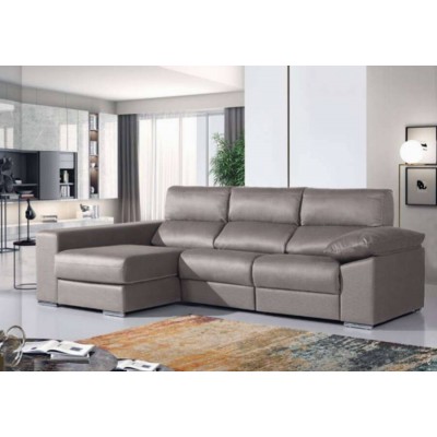 Sofá 2 Plazas Relax + Chaise Long Inter (285x160cm)