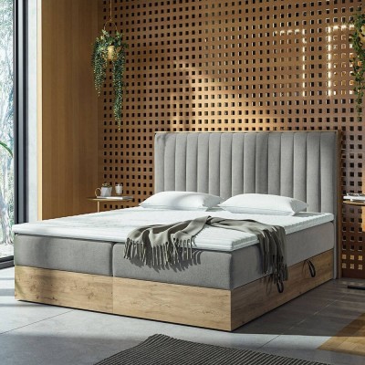 Cama Harmony + Colchón c/ Topper Visco Harmony