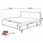 Cama Tapizada Loham c/ Somier