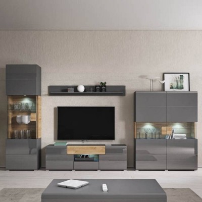 Mueble de Salón Completo Toledo 2 (c/ Luz Led)