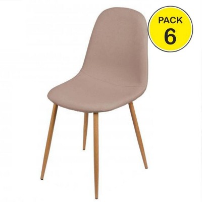 Pack de 6 Sillas Oslo (Topo)