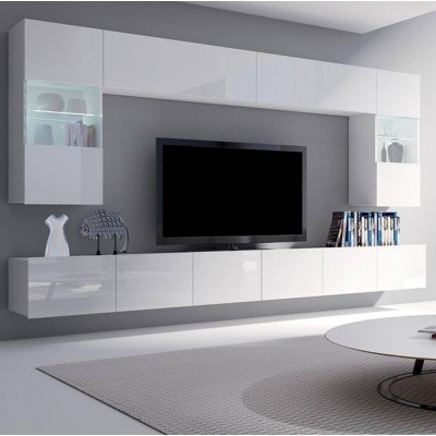 Mueble de Salón Completo Calabrini (c/ Luz LED)