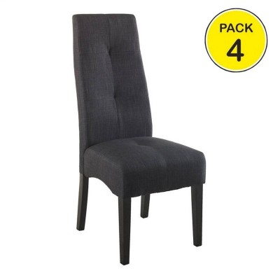 Pack de 4 Sillas Elite (Gris)