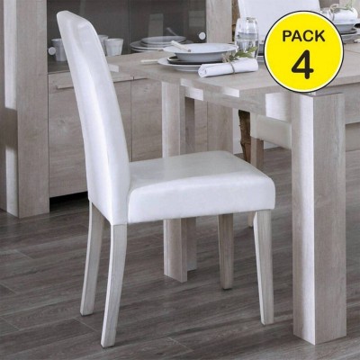 Pack de 4 Sillas Guevara (Blanco)