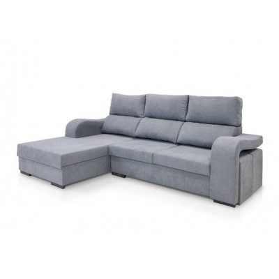Sofá 2 Plazas + Chaise Long Reversible Luna (260x150cm)
