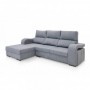 Sofá 2 Plazas + Chaise Long Reversible Luna (260x150cm)