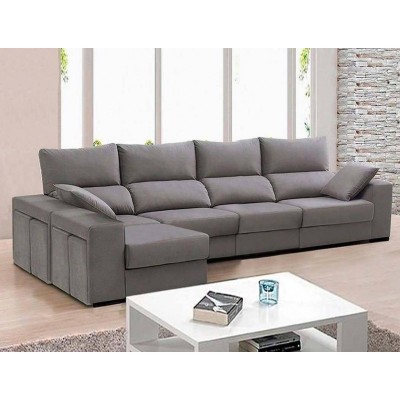 Sofá 3 Plazas + Chaise Long Reversible Viper (345x185cm)