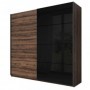 Pack Dormitorio Completo Galaxy (Marron) c/ Armario (200x180cm)
