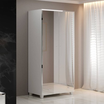 Armario 2 Puertas  Batientes + 1 Cajones c/ Espejos Bellagio