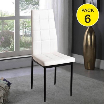 Pack 6 Sillas Alexia (Blanca)