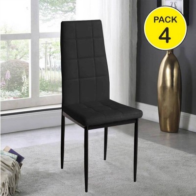 Pack 4 Cadeiras Alexia (Preta)