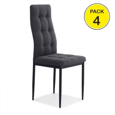 Pack 4 Sillas Zuni (Gris)