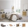 Pack Dormitorio Completo Orlando/Roncal (Andersen Pino/Roble) + Somier (200x160cm)