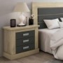 Pack Dormitorio Completo Roksy/Roncal (Roble/Grafito) + Somier (200x160)